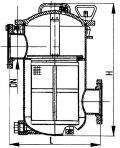 Фильтр пресной воды, масла и топлива фланцевый проходной