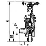 Клапан невозвратно-управляемый штуцерный угловой