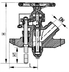 Клапан запорный бортовой с двухсторонним приводом