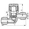 Клапан невозвратный штуцерный проходной