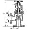Клапан невозвратно-управляемый фланцевый угловой сальниковый