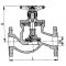 Клапан невозвратно-запорный фланцевый проходной