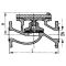 Клапан невозвратный фланцевый проходной с мягким уплотнением запорного органа