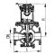 Клапан редукционный фланцевый проходной двухседельный